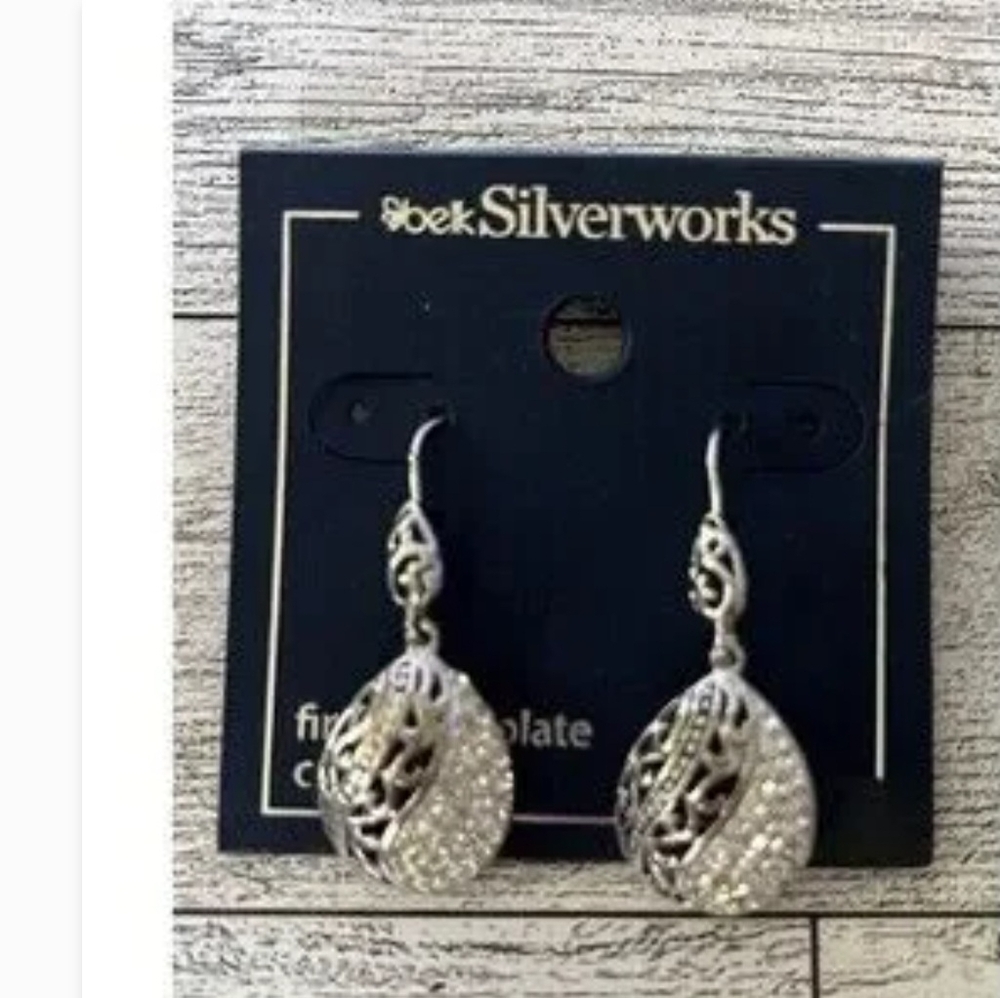 Belks Fine Silverworks Athra Dangle Earrings